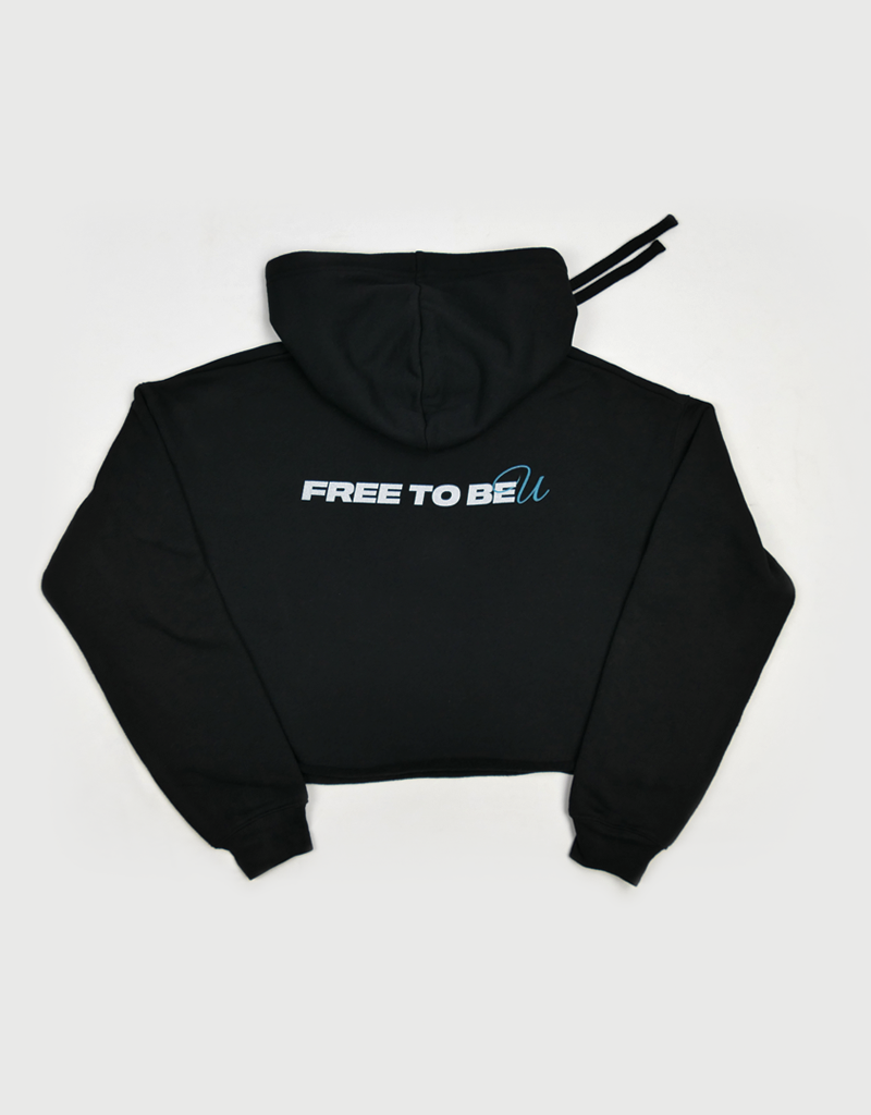 FREE TO BE U Cropped Hoodie