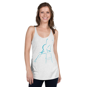 Women's Sketched Silhouette Racerback Tank