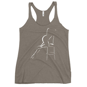 Women's Sketched Silhouette Racerback Tank