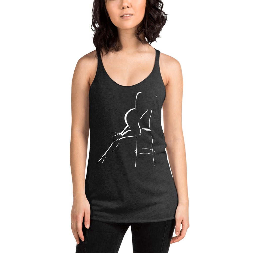 Women's Sketched Silhouette Racerback Tank