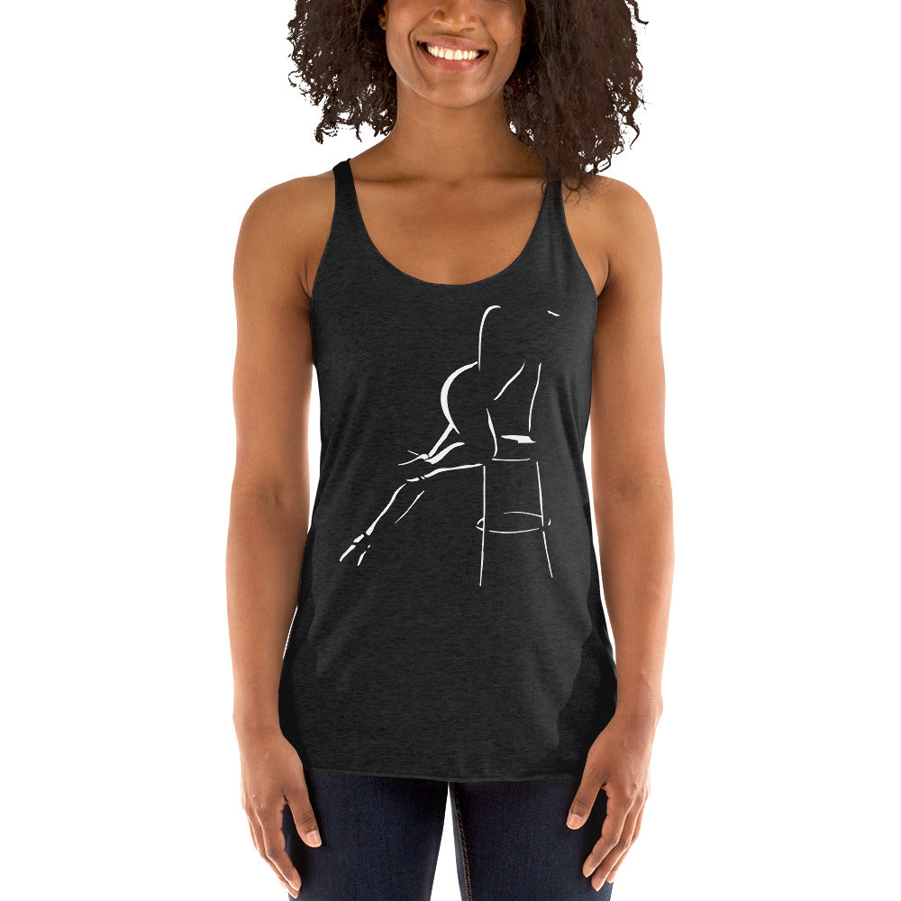 Women's Sketched Silhouette Racerback Tank